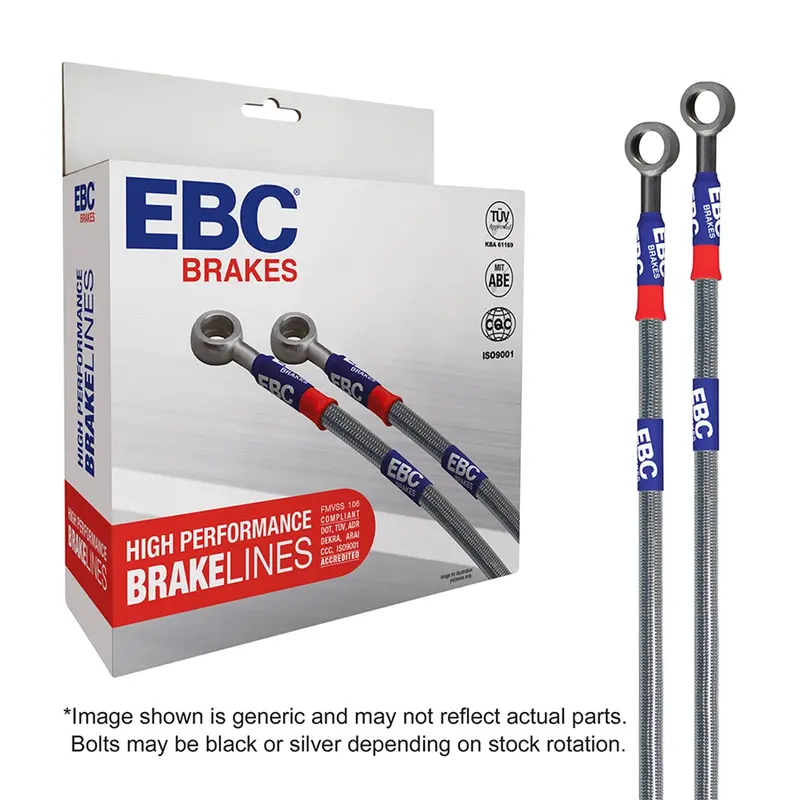 Ebc Stainless Steel Braided Brake Lines – Bla7183-5L Kit 1