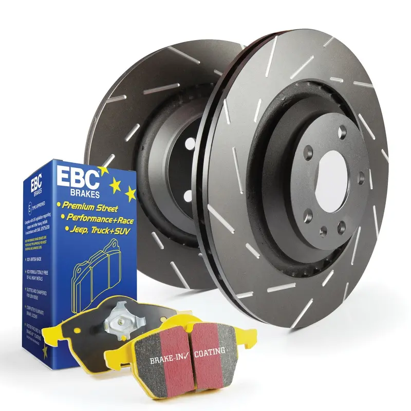 Ebc Yellowstuff High-Performance Brake Pad & Usr Drilled Rotor Kit 1