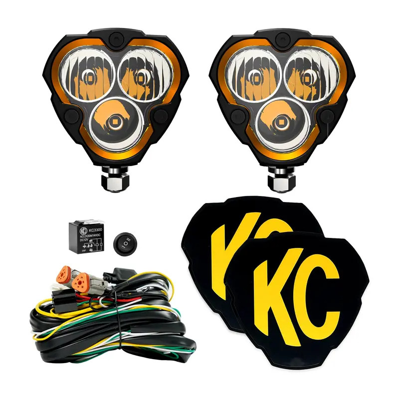 Kc Hilites Flex Era 3 Led Light System – 3.5-Inch Combo Beam, Universal Mount 1