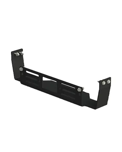 Mile Marker Utv Winch Mount – Black Powder-Coated Steel Bracket For Polaris Models (2013–2019) 1
