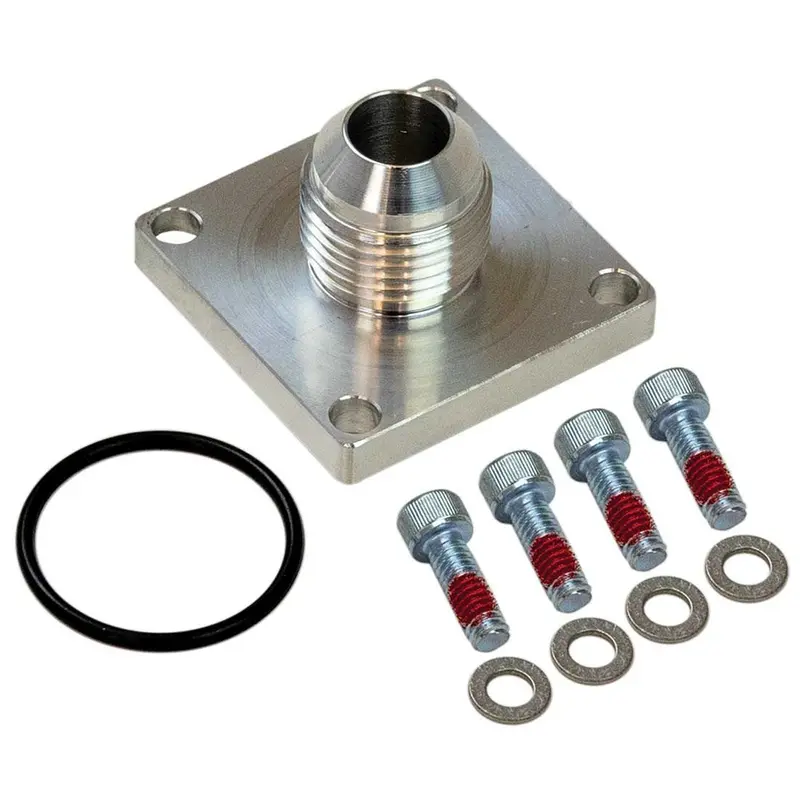 Moroso 22751 Dry Sump Fitting – Square Base, -8 An Male Thread 1