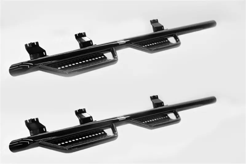 Ranch Hand Rst07Hc5B4W Heavy-Duty Running Boards – 3-Inch Round Tubing, 4-Step Design 1