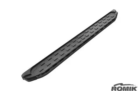 Romik Anodized Black Running Boards For 2017+ Ford Super Duty Crew Cab – Heavy-Duty Side Steps With Rec-Tb Design 1