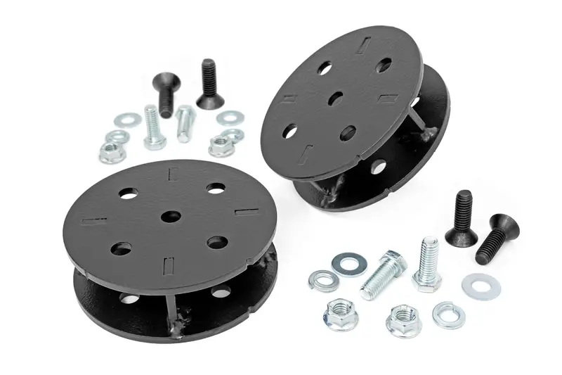 Rough Country Air Spring Spacer Kit – 1.5-Inch Rear Lift For Enhanced Load-Leveling 1