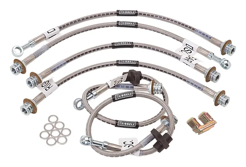 Russell 688510 Dot-Compliant Stainless Steel Brake Line Kit – Street Legal 1