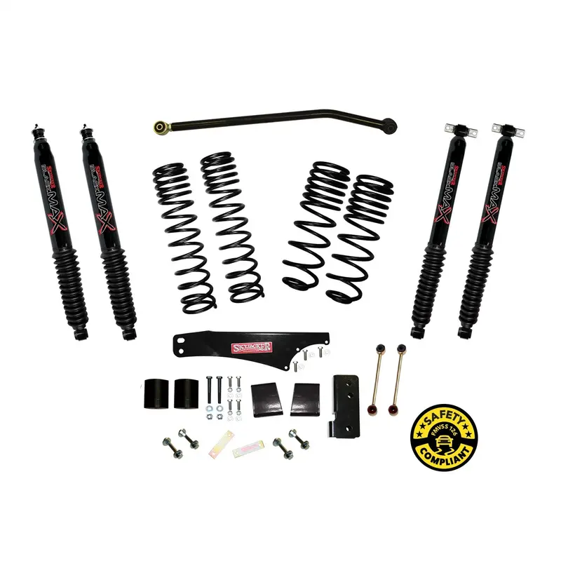 Skyjacker Jk35Bpblt 3.5–4-Inch Dual-Rate Lift Kit With Black Max Shocks 1