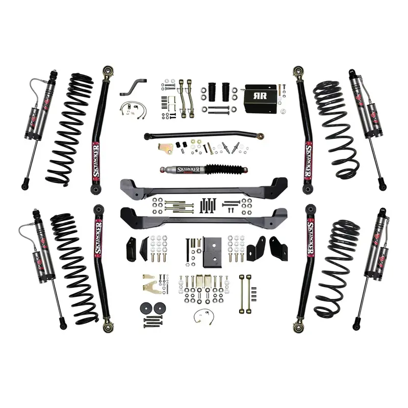 Skyjacker Tj60Rr1Ltk-X 6-Inch Lift System For Jeep Wrangler Tj (1997–2006) – Includes Adx 2.0 Remote Reservoir Shocks 1