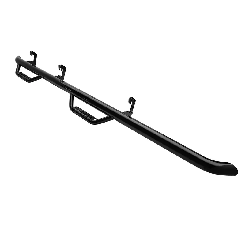 Smittybilt Gloss Black Nerf Steps For 2015+ Chevrolet Silverado/Sierra Hd Crew Cab – 4-Step Side Access System 1