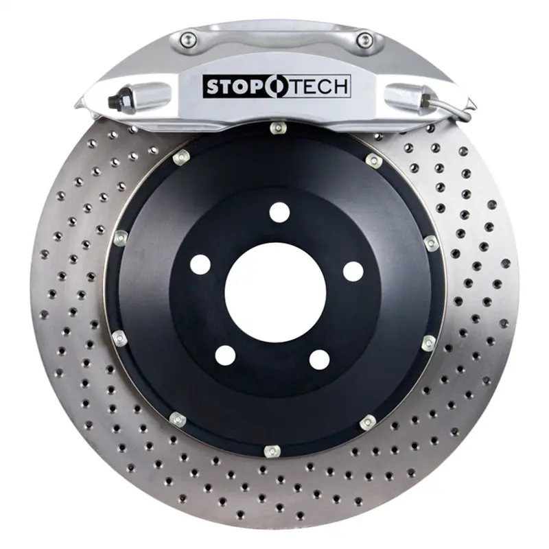 Stoptech Big Brake Kit – Front Axle, Two-Piece Slotted Rotors And High-Performance Calipers 1