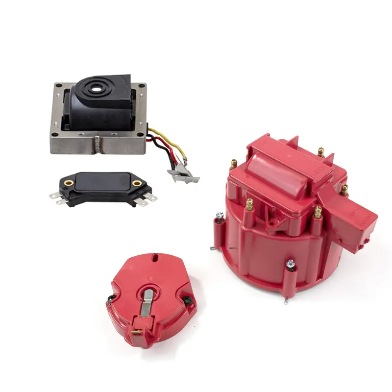 Top Street Performance Jm6994R Red Hei Distributor Tune-Up Kit – 6-Cylinder Male Terminal 1